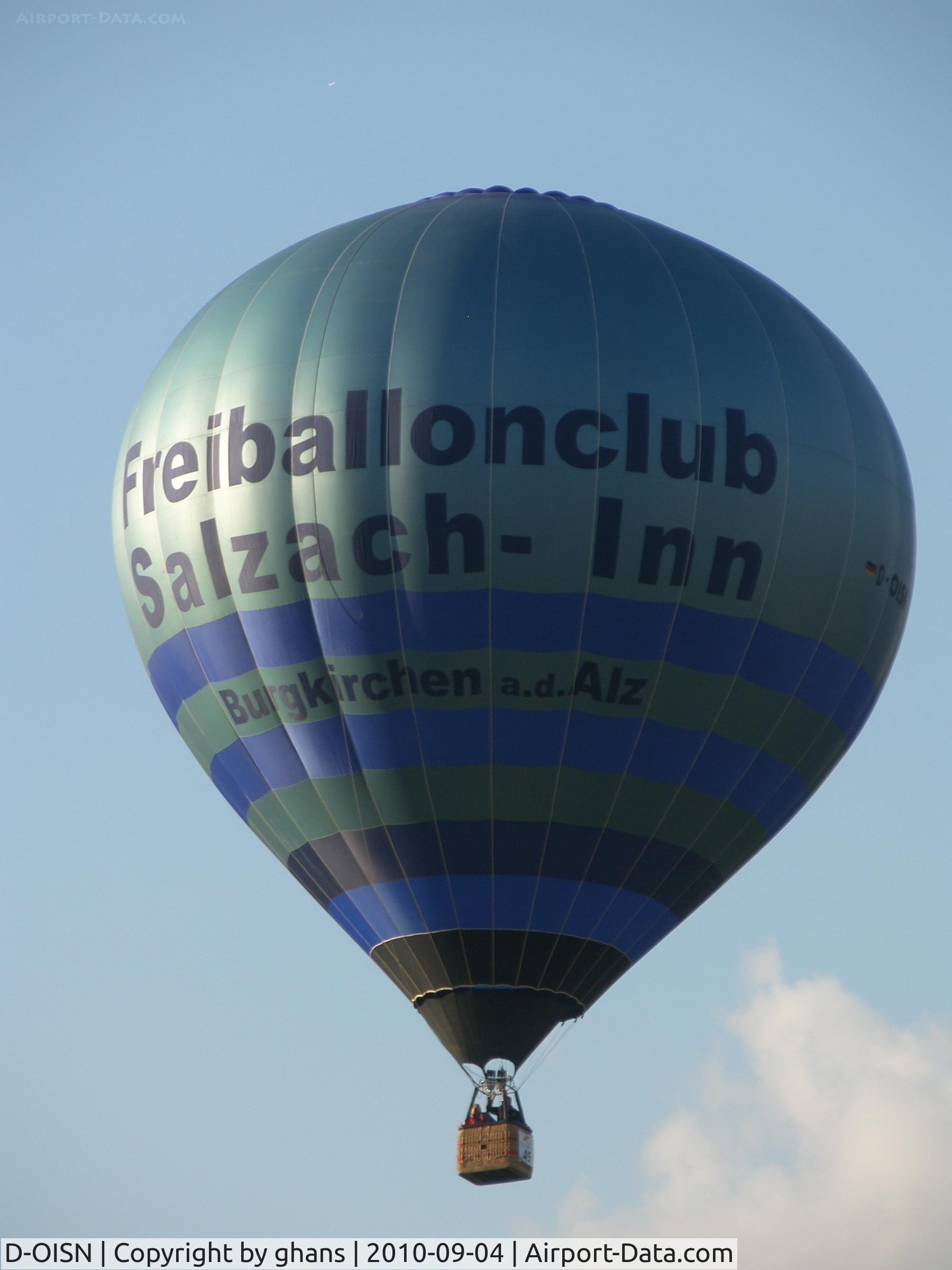 D-OISN, 2003 Schroeder Fire Balloons G34/24 C/N 1068, WIM 2010
