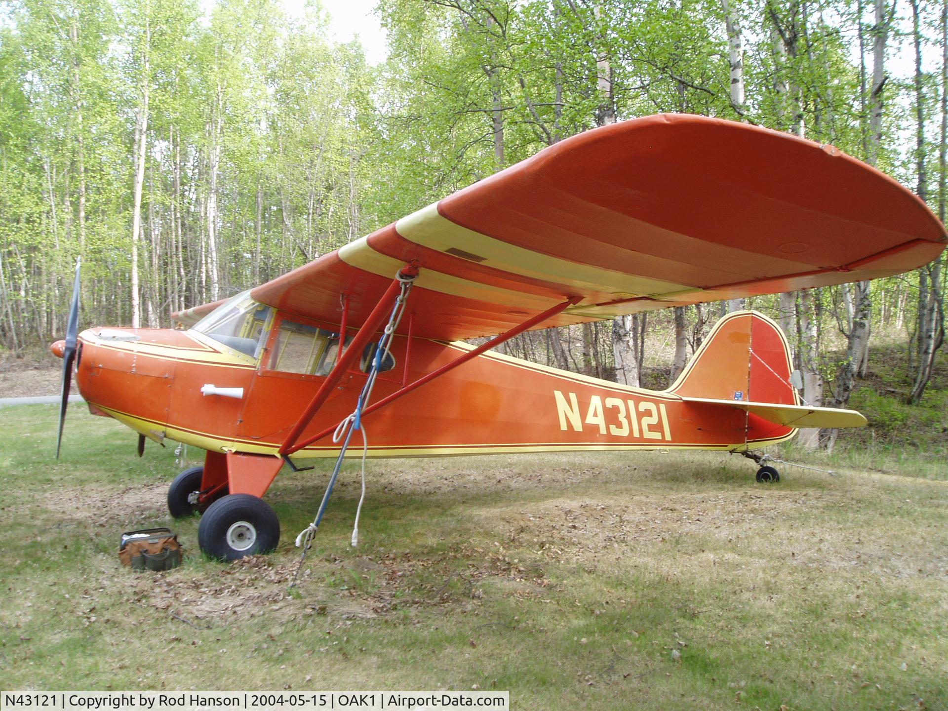 N43121, 1946 Taylorcraft BC12-D C/N 6780, N43121 - 2004 - Prior to Rebuild