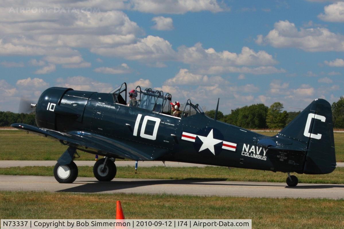 N73337, 1951 North American T-6G Texan C/N 168-451, Mid-East Regional Fly-in (MERFI) - Urbana, Ohio