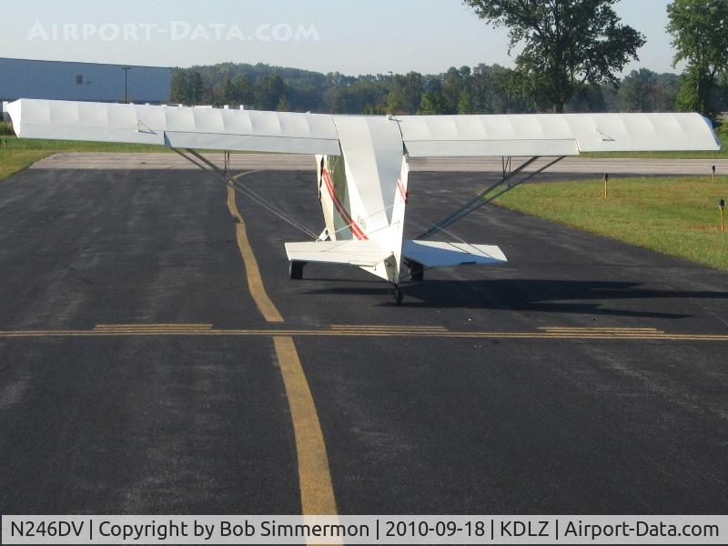 N246DV, 1995 Fisher Horizon C/N H086, Departing Delaware, Ohio