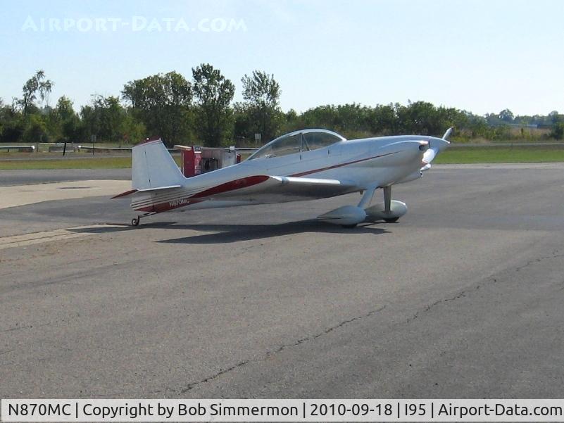 N870MC, 1990 Vans RV-4 C/N 0001, On the ramp at Kenton, Ohio