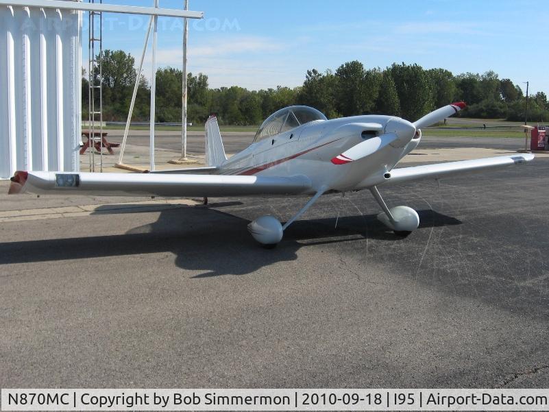 N870MC, 1990 Vans RV-4 C/N 0001, On the ramp at Kenton, Ohio