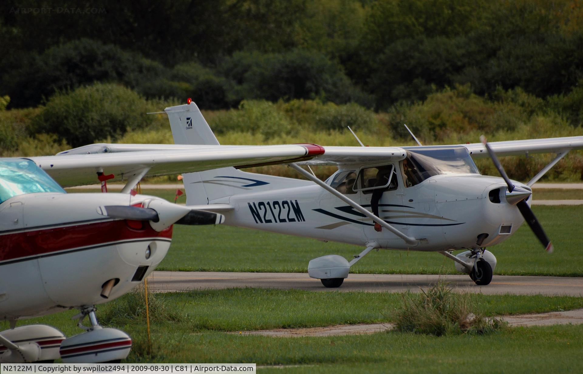 N2122M, 2007 Cessna 172S C/N 172S10442, Back to the ramp; Campbell