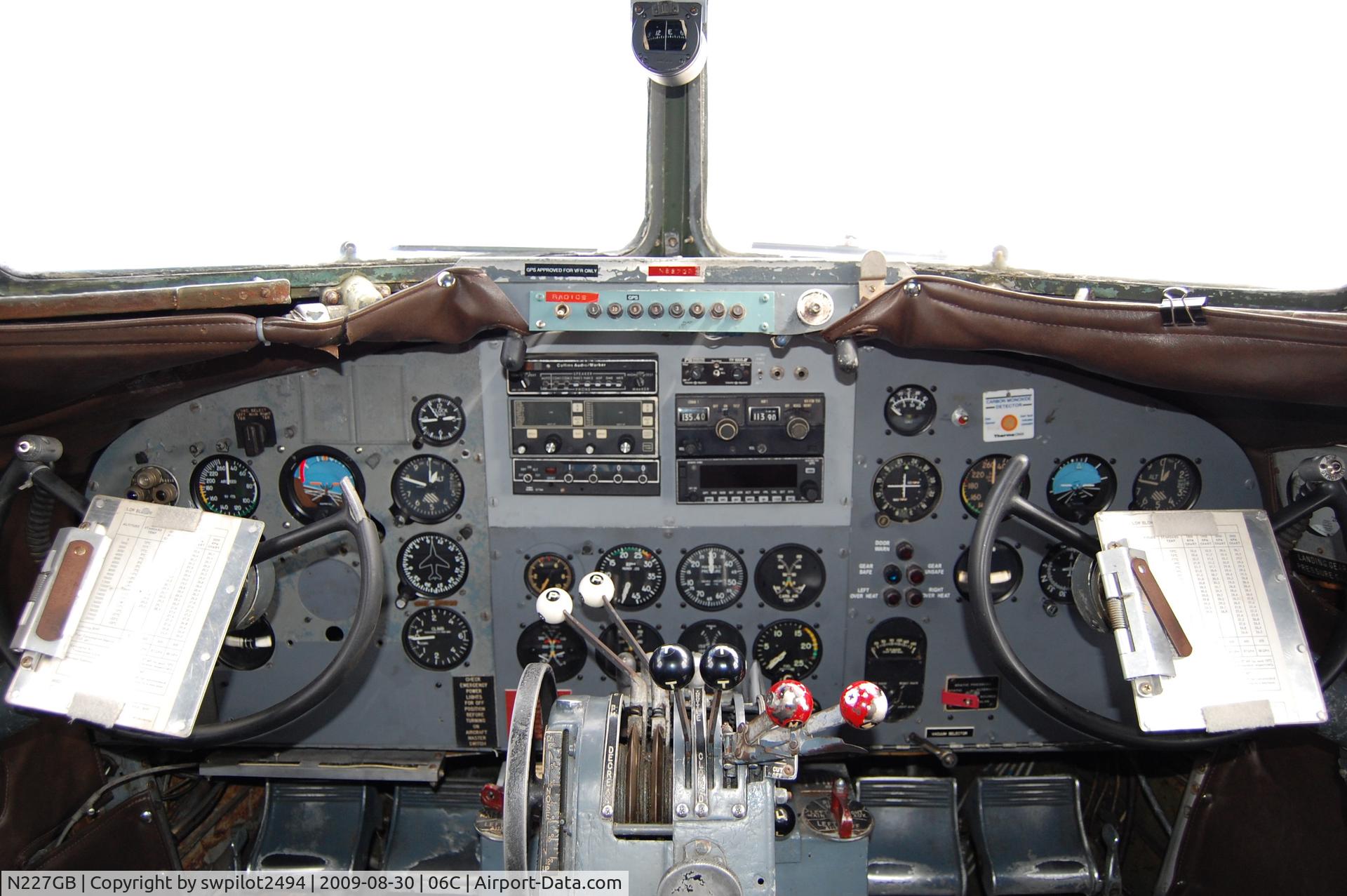 N227GB, 1945 Douglas DC-3C C/N 16597, DC-3 panel