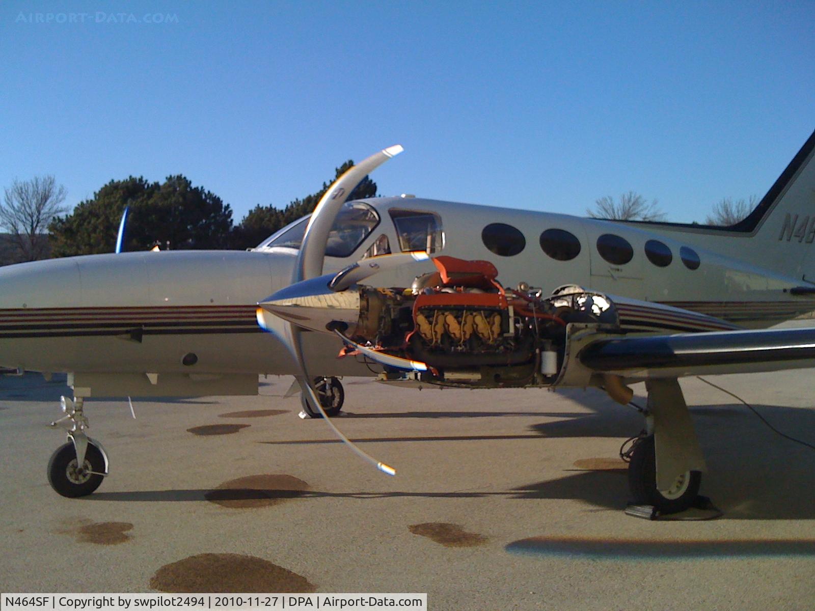 N464SF, 1978 Cessna 421C Golden Eagle C/N 421C0464, Run-up