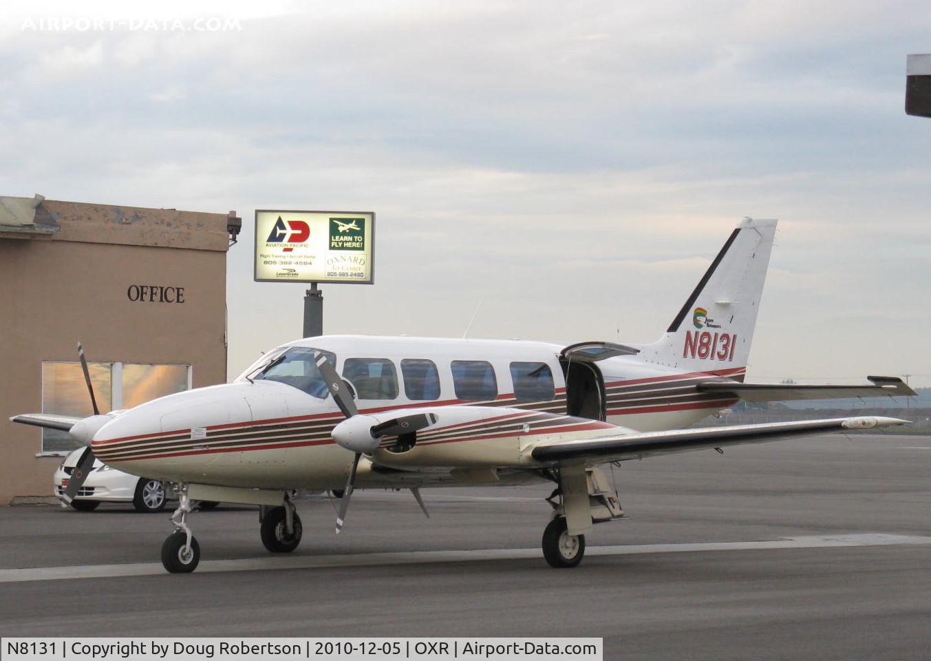 N8131, 1981 Piper PA-31-350 Chieftain C/N 31-8152032, 1981 Piper PA-31 CHIEFTAN, one Lycoming TIO-J2BD and one Lycoming LTIO-J2BD 350 Hp each counter-rotating engines, Hartzell constant speed full-feathering props