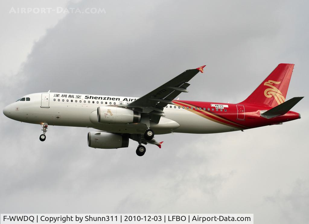 F-WWDQ, 2010 Airbus A320-232 C/N 4531, C/n 4531 - To be B-6722