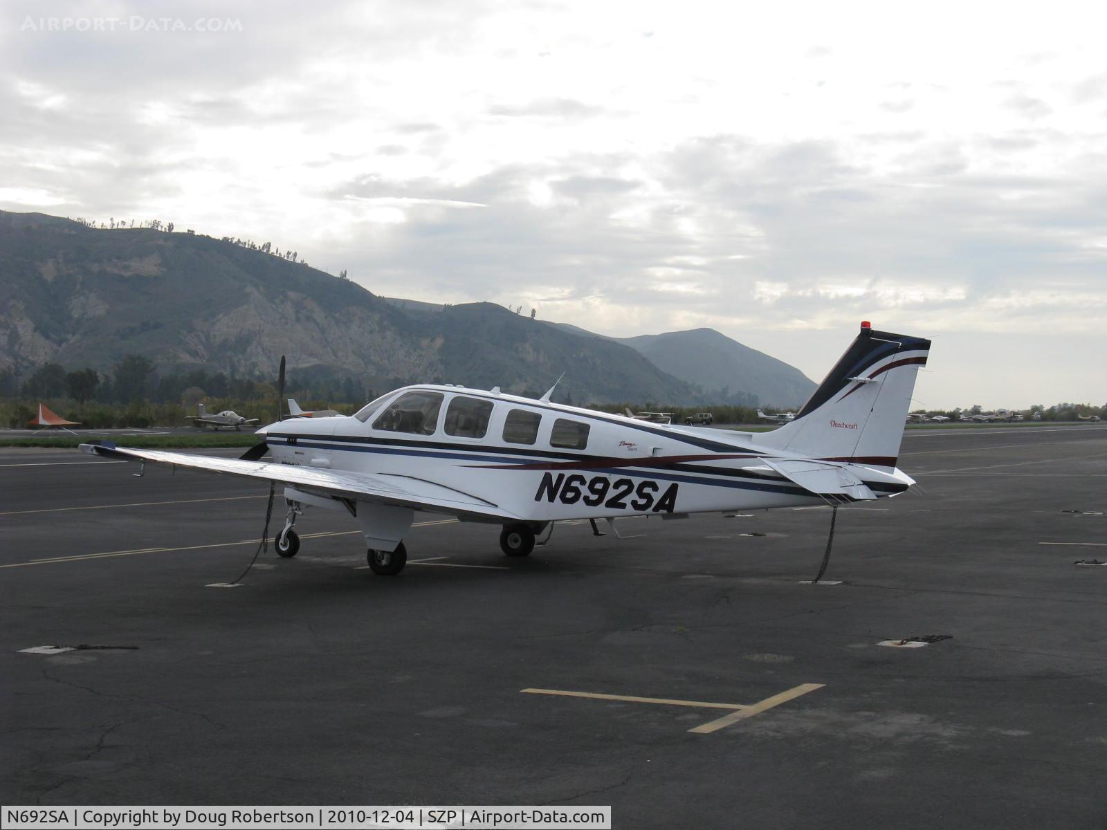 N692SA, 2001 Raytheon Aircraft Company B36TC Bonanza C/N EA-692, Raytheon Beech B36TC TURBO BONANZA, Continental TSIO-520-UB 300 Hp continuous