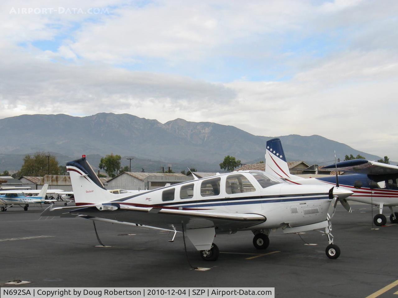 N692SA, 2001 Raytheon Aircraft Company B36TC Bonanza C/N EA-692, Raytheon Beech B36TC TURBO BONANZA, Continental TSIO-520-UB 300 Hp continuous