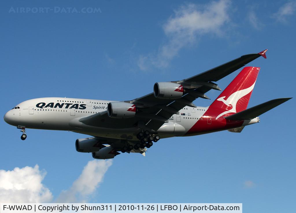 F-WWAD, 2009 Airbus A380-842 C/N 047, C/n 0047 - To be VH-OQG