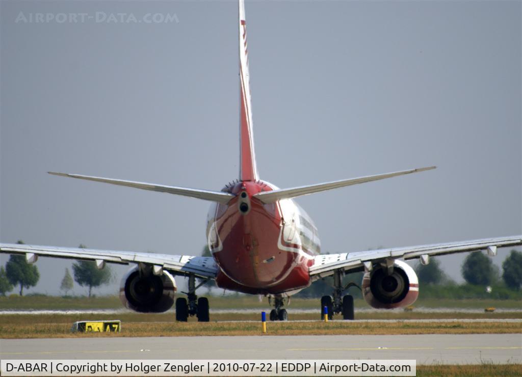 D-ABAR, 1998 Boeing 737-86J C/N 28072, There she goes.....