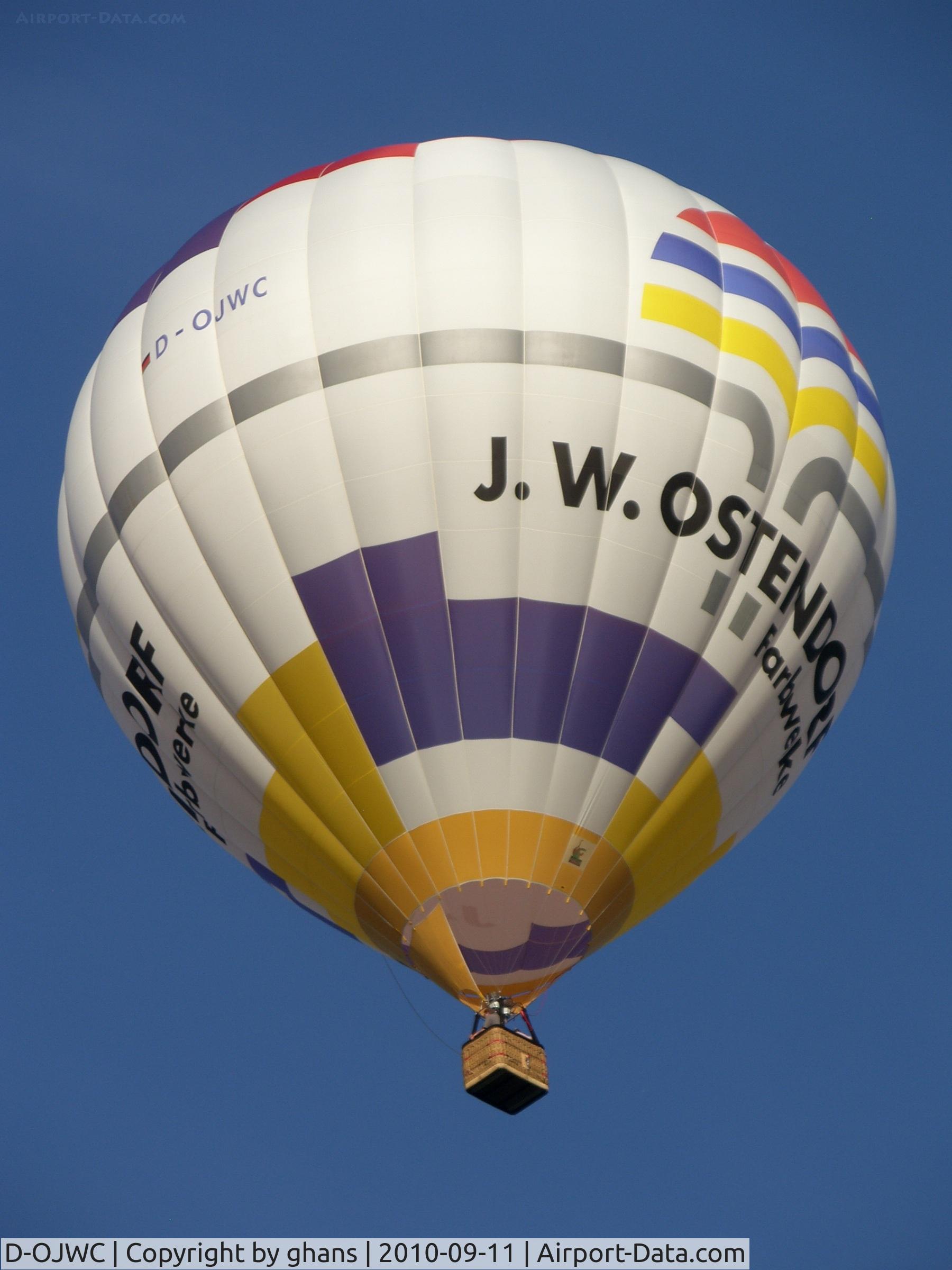 D-OJWC, 2005 Schroeder Fire Balloons G30/24 C/N 447, WIM 2010