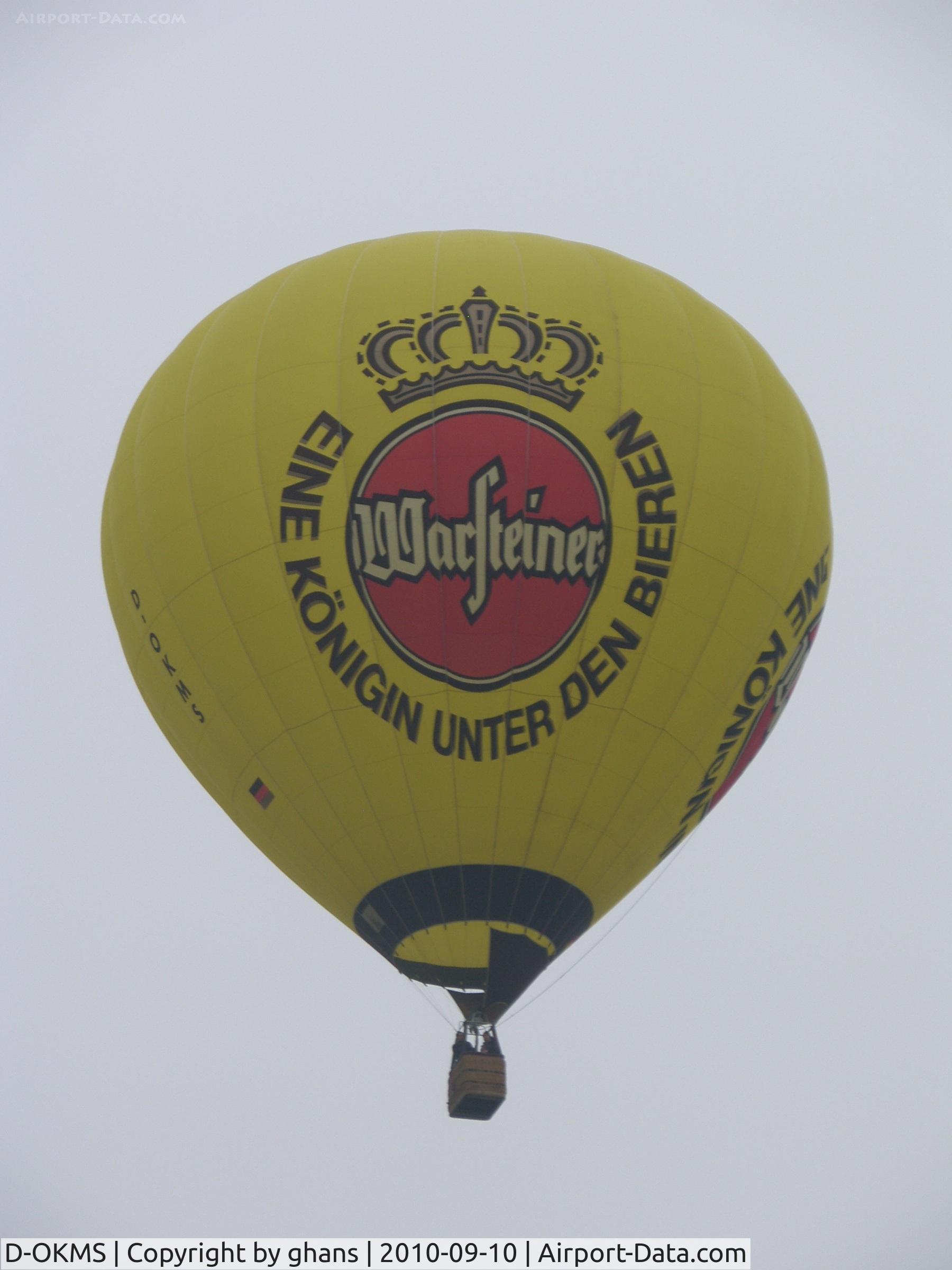 D-OKMS, 1997 Schroeder Fire Balloons G30/24 C/N 588, WIM 2010