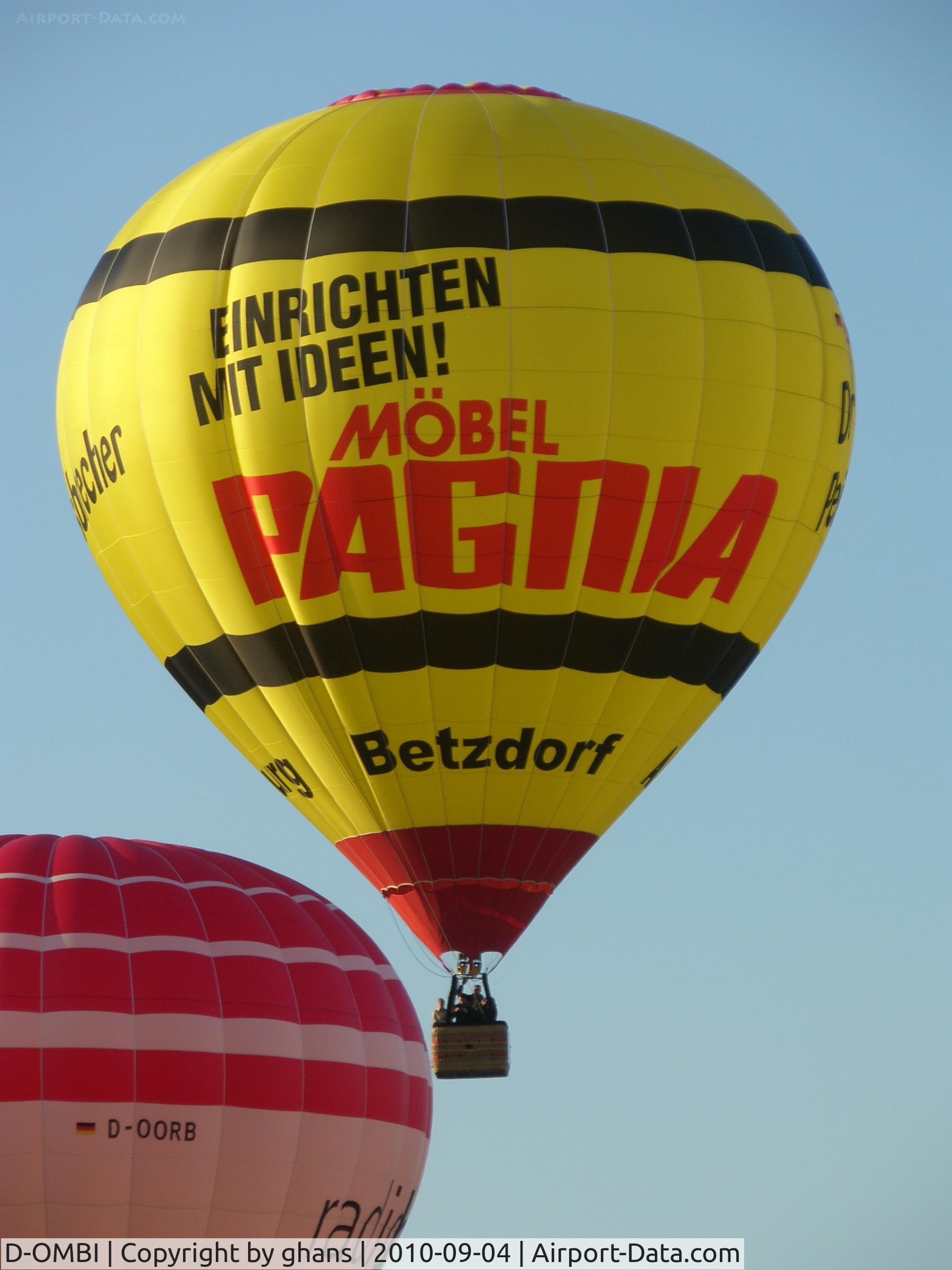 D-OMBI, 2004 Schroeder Fire Balloons G30/24 C/N 1113, WIM 2010