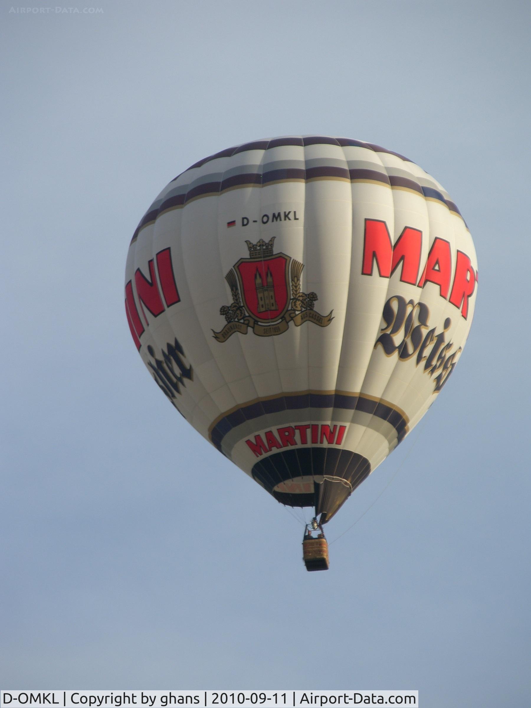 D-OMKL, 1999 Schroeder Fire Balloons G30/24 C/N 764, WIM 2010