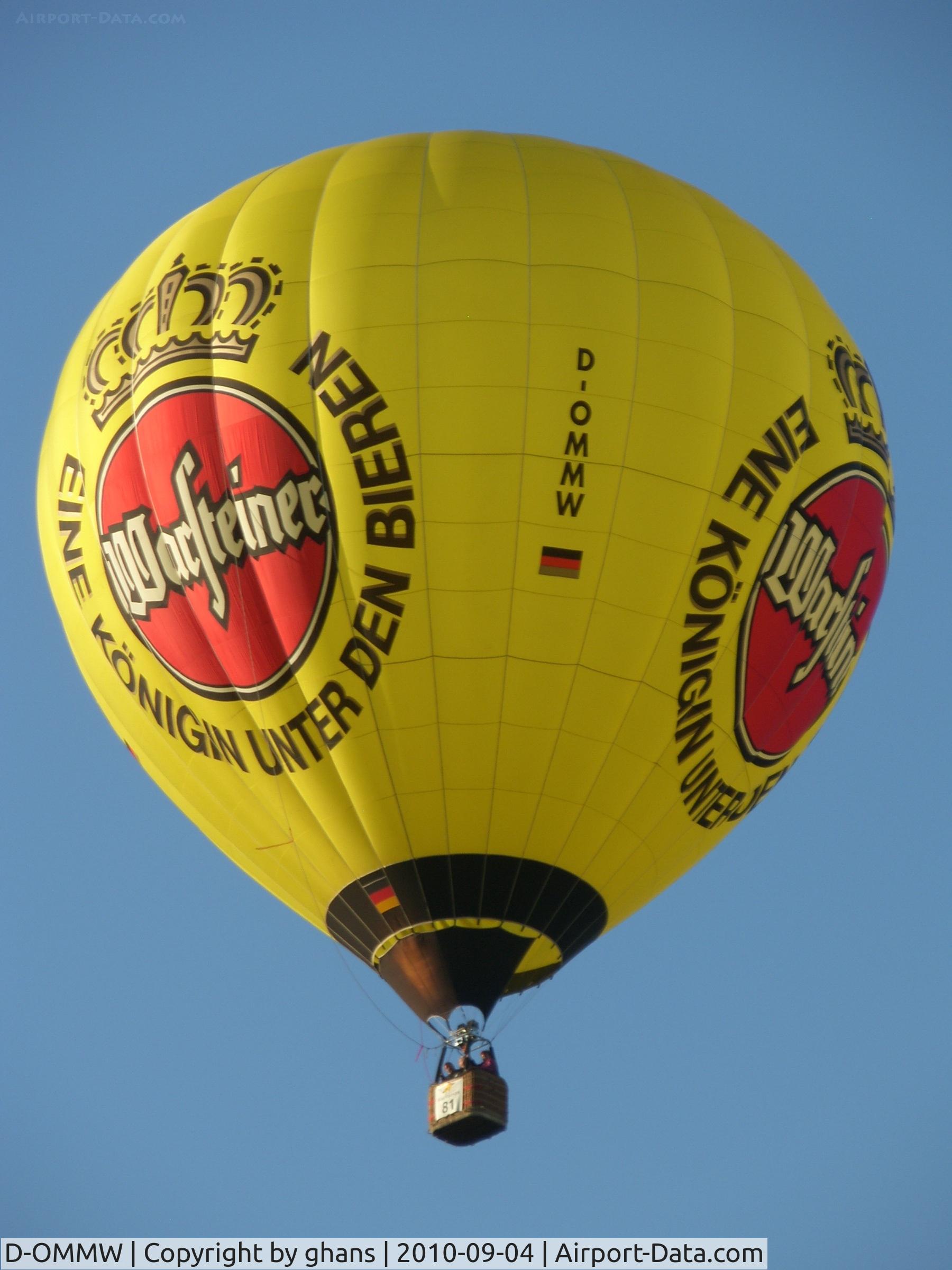 D-OMMW, 1999 Schroeder Fire Balloons G30/24 C/N 737, WIM 2010
