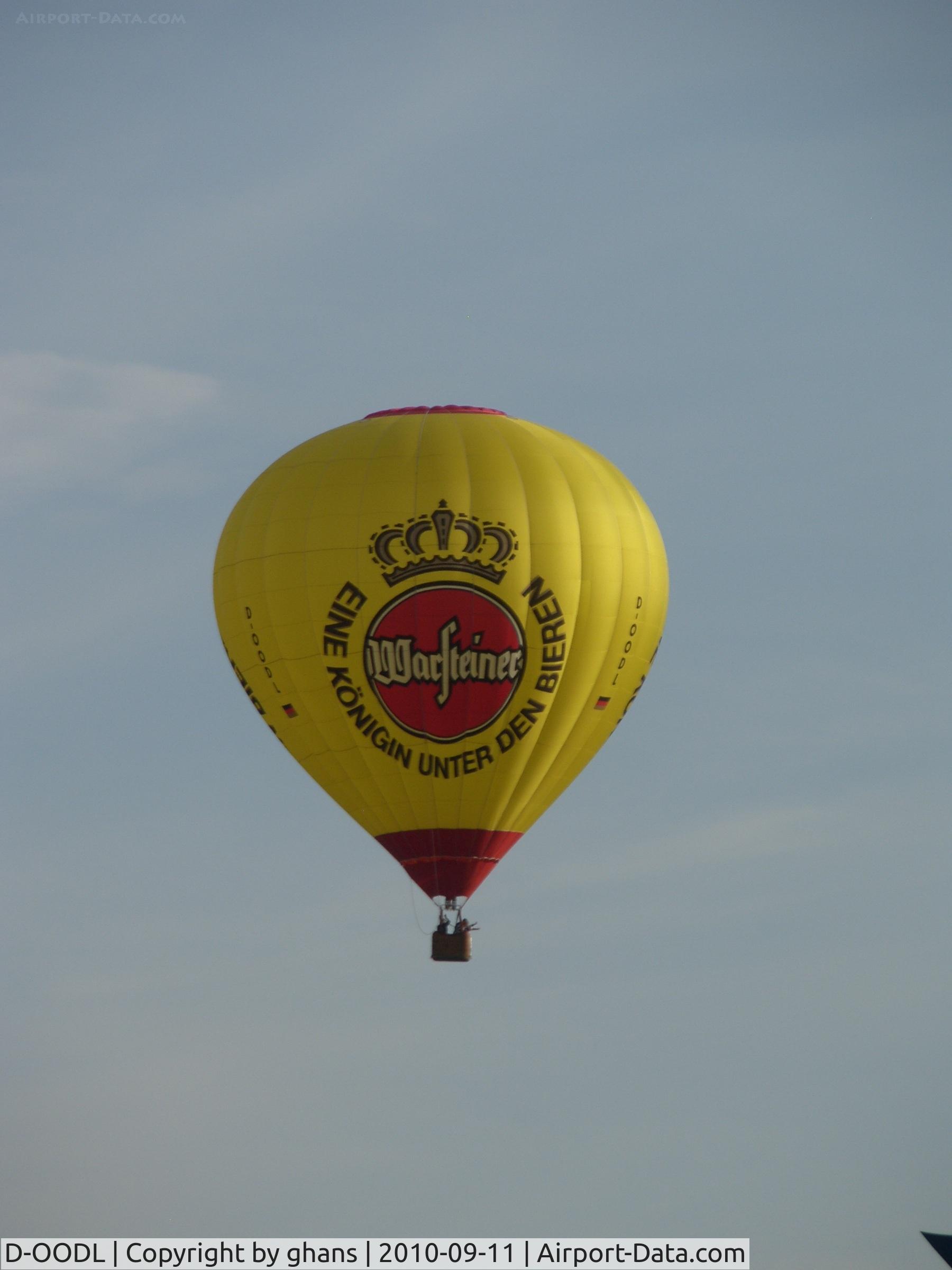 D-OODL, 1998 Schroeder Fire Balloons G30/24 C/N 683, WIM 2010