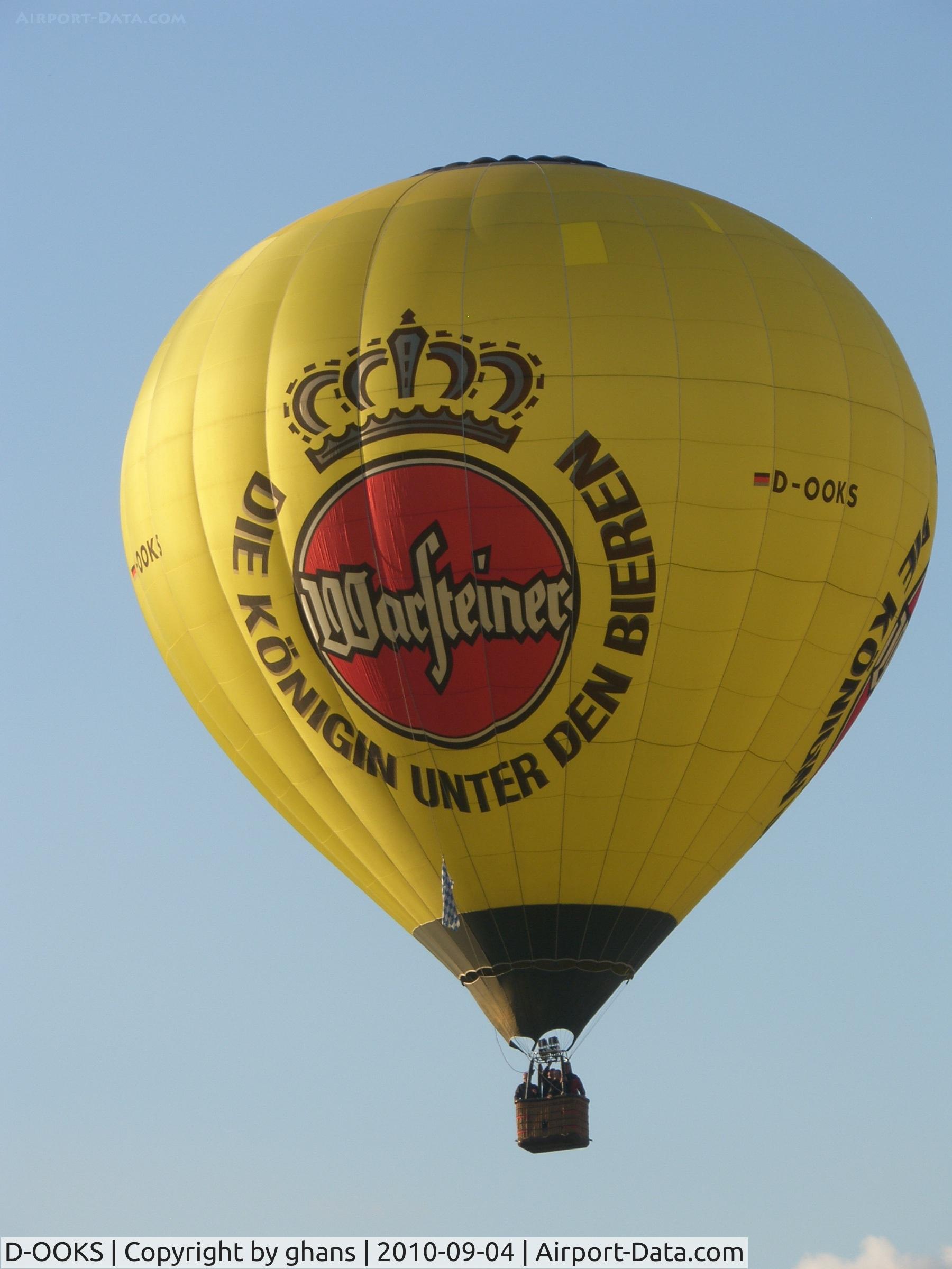 D-OOKS, 2001 Schroeder Fire Balloons G C/N 948, WIM 2010