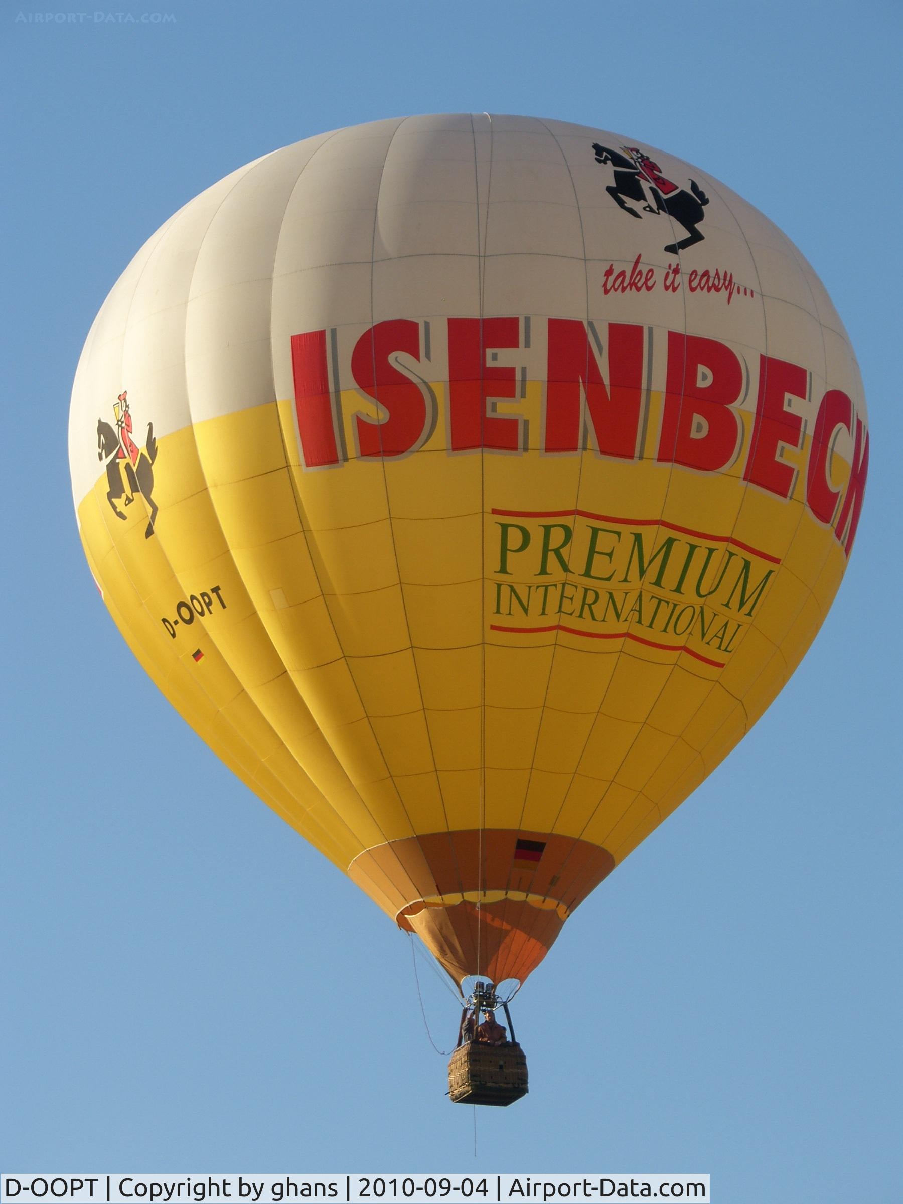 D-OOPT, 1997 Schroeder Fire Balloons G26/24 C/N 605, WIM 2010