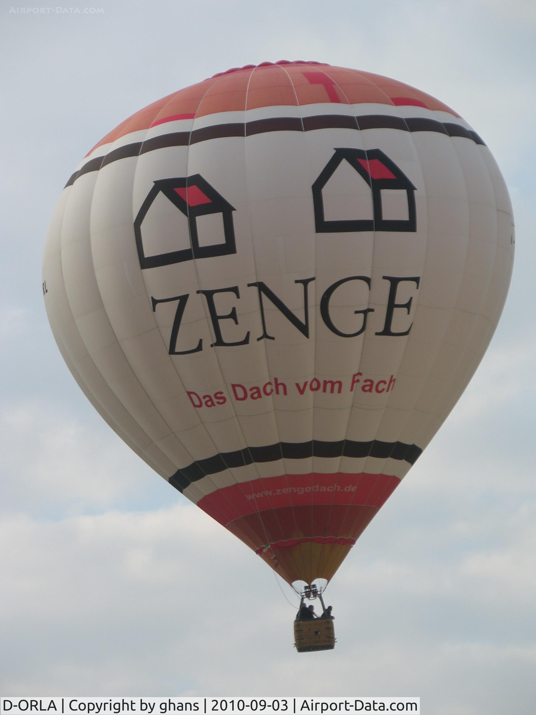 D-ORLA, 2006 Schroeder Fire Balloons G34/24 C/N 1224, WIM 2010