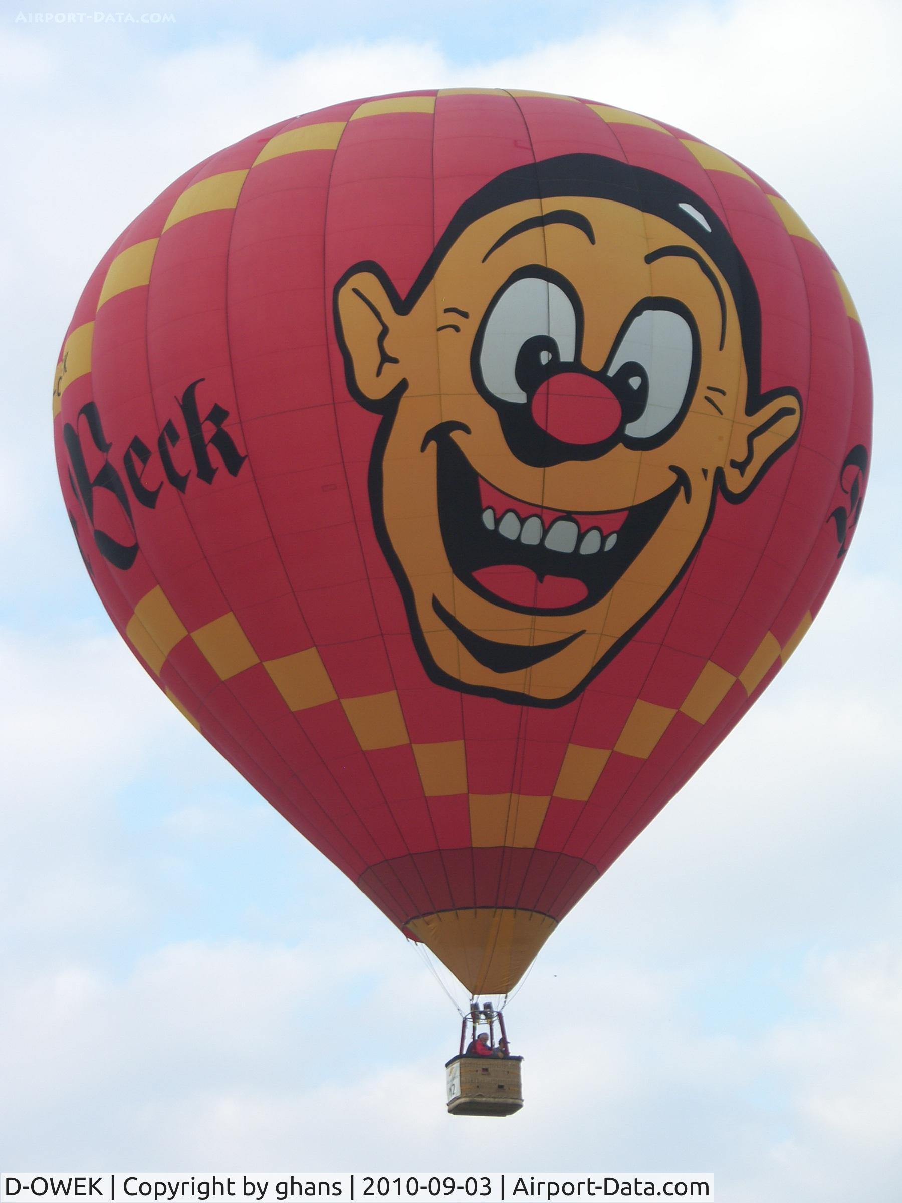 D-OWEK, 2008 Schroeder Fire Balloons G34/24 C/N 1341, WIM 2010