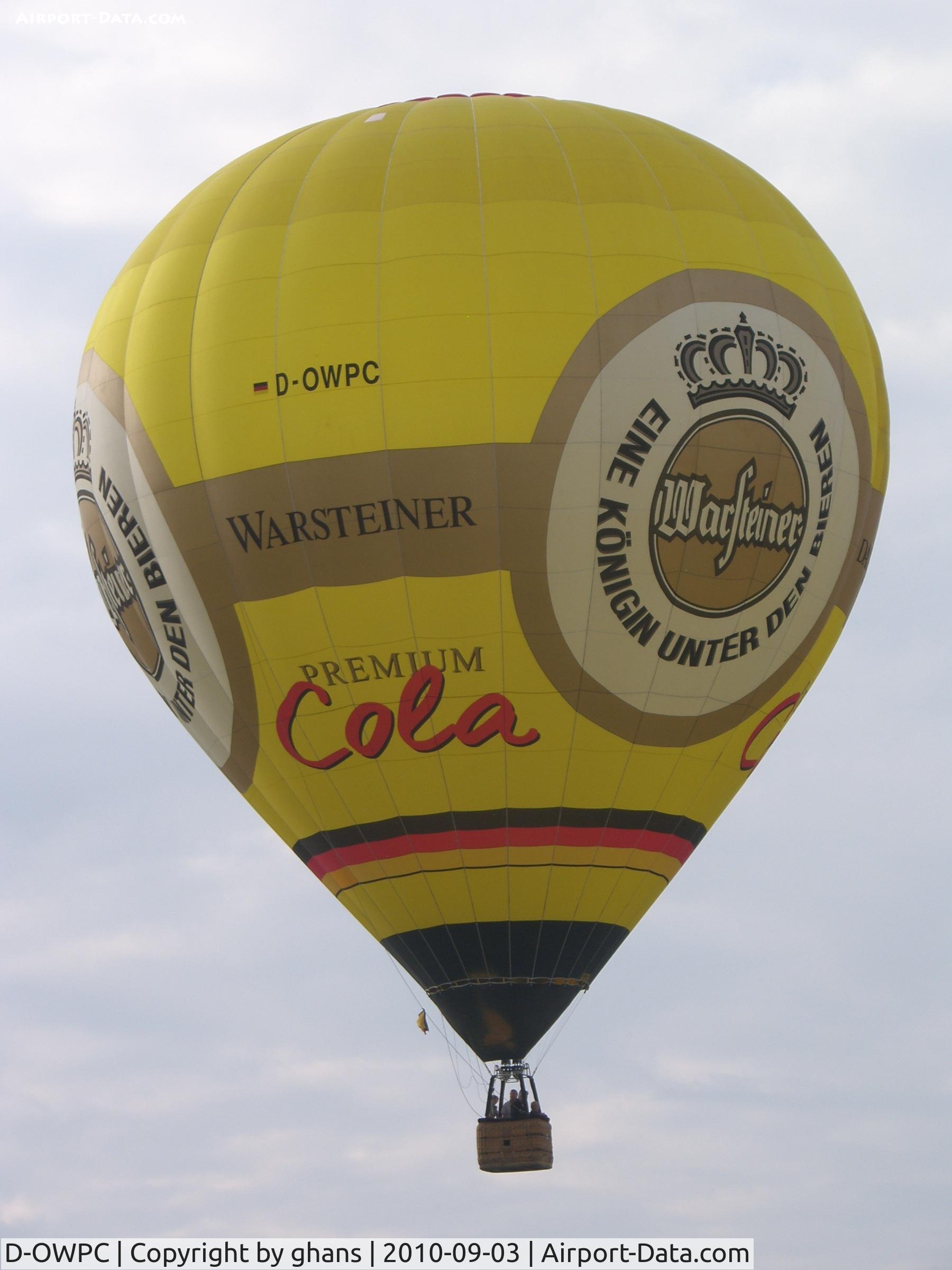 D-OWPC, 2005 UltraMagic M-120 C/N 120/13, WIM 2010
