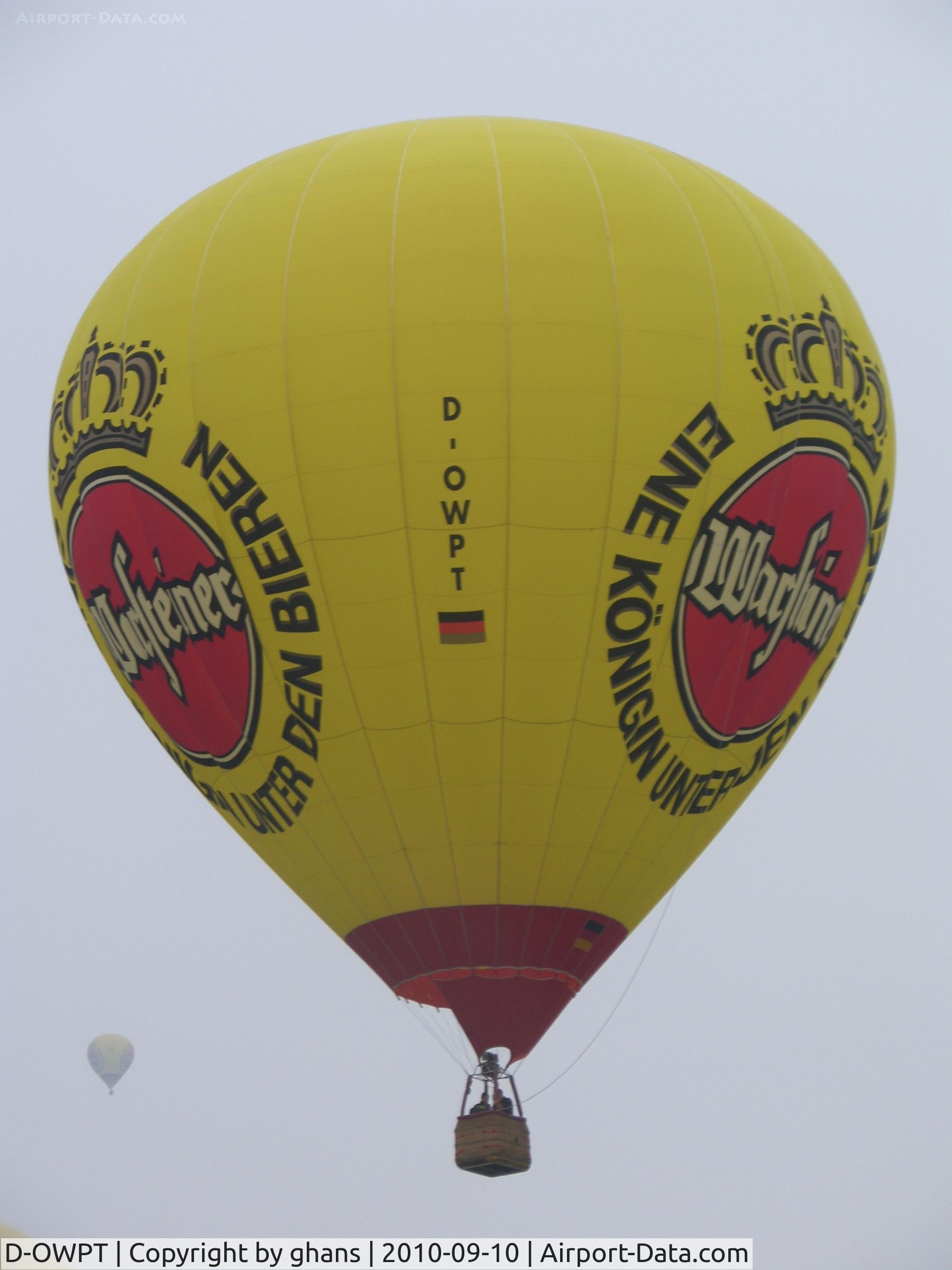 D-OWPT, 1998 Schroeder Fire Balloons G33/24 C/N 714, WIM 2010