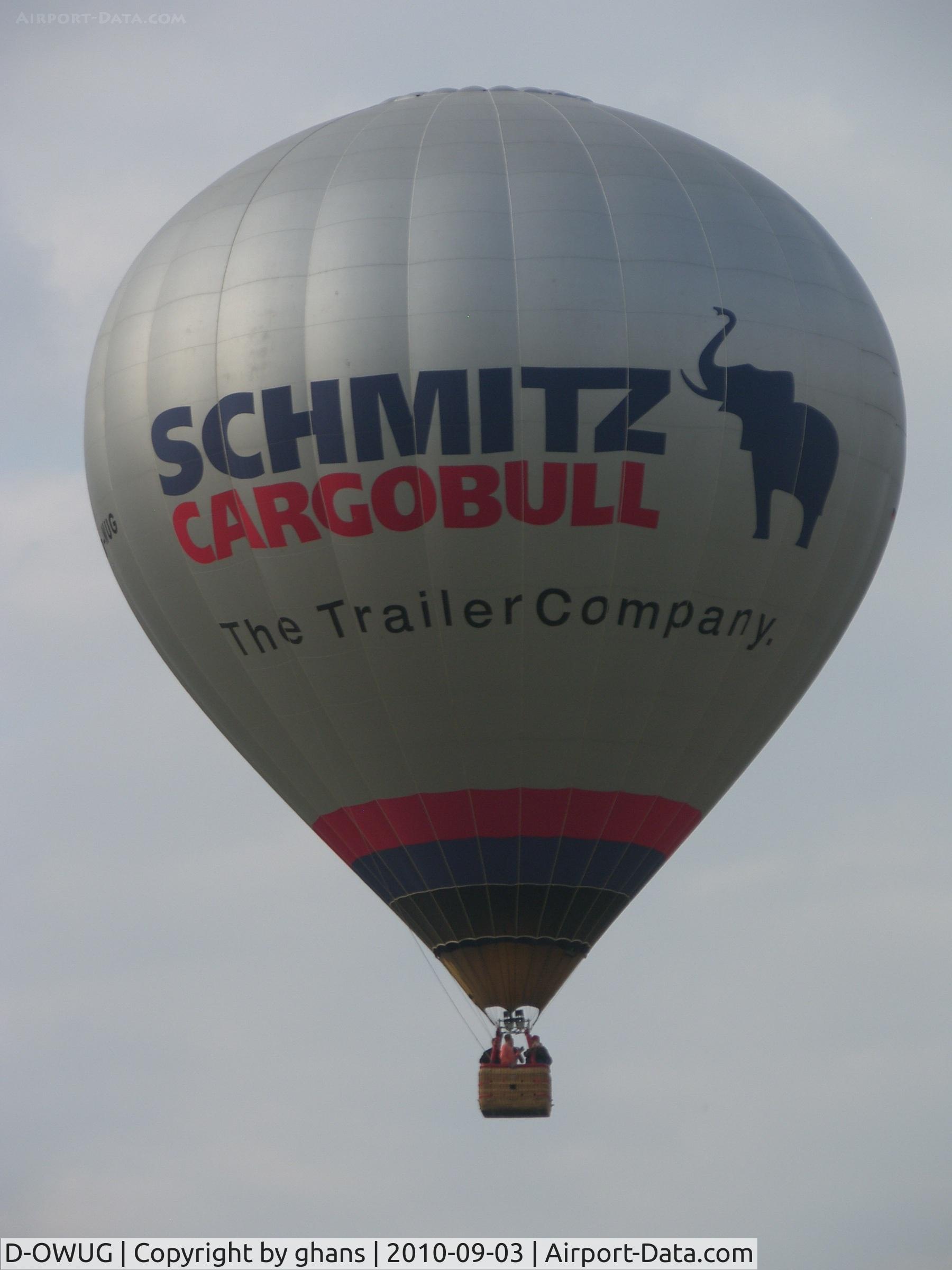 D-OWUG, 2006 Schroeder Fire Balloons G C/N 1210, WIM 2010