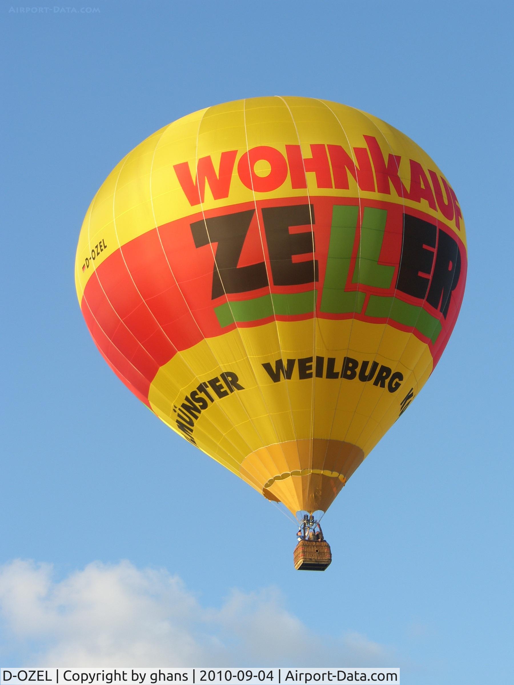 D-OZEL, 2002 Schroeder Fire Balloons G.34/24 C/N 1012, WIM 2010