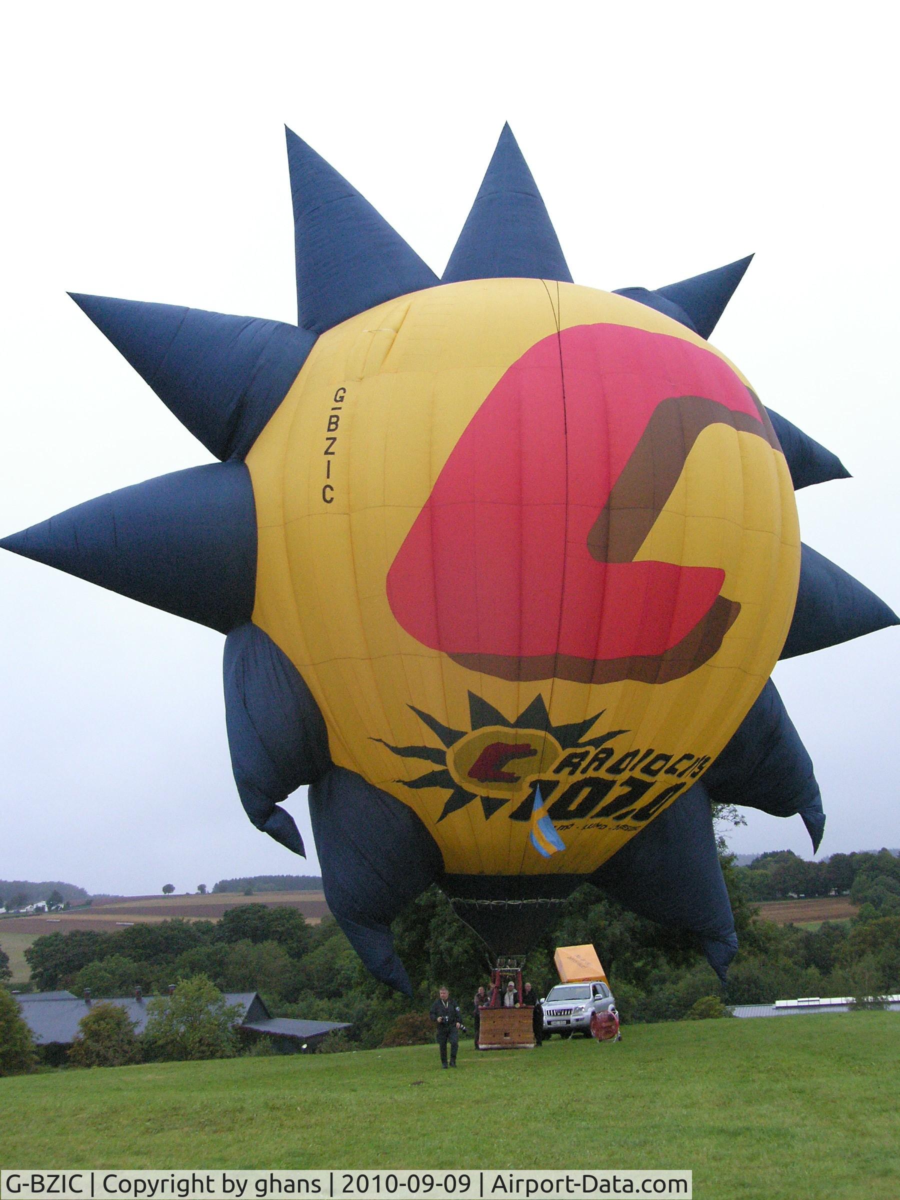 G-BZIC, 2000 Lindstrand Balloons Ltd LBL SUN C/N 702, WIM 2010