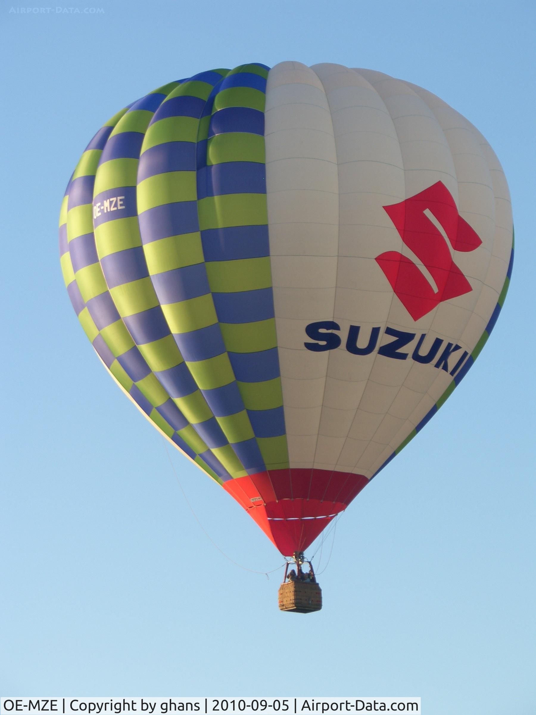 OE-MZE, Cameron Balloons Ltd. Cam A-120 C/N 4391, WIM 2010