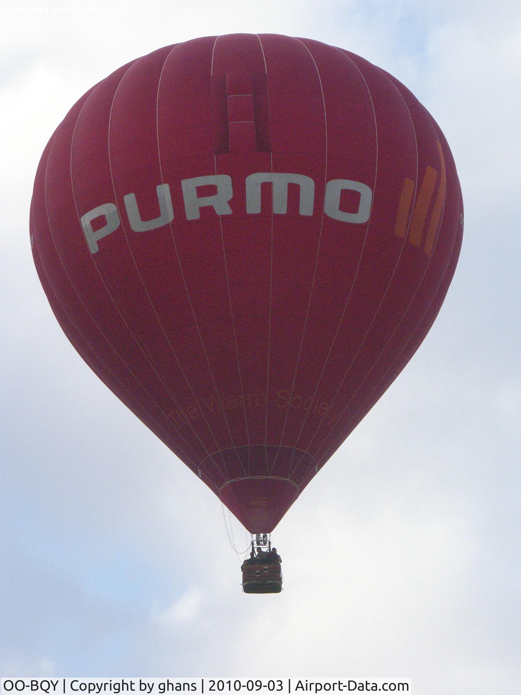 OO-BQY, 2008 Cameron Z-140 C/N 11051, WIM 2010