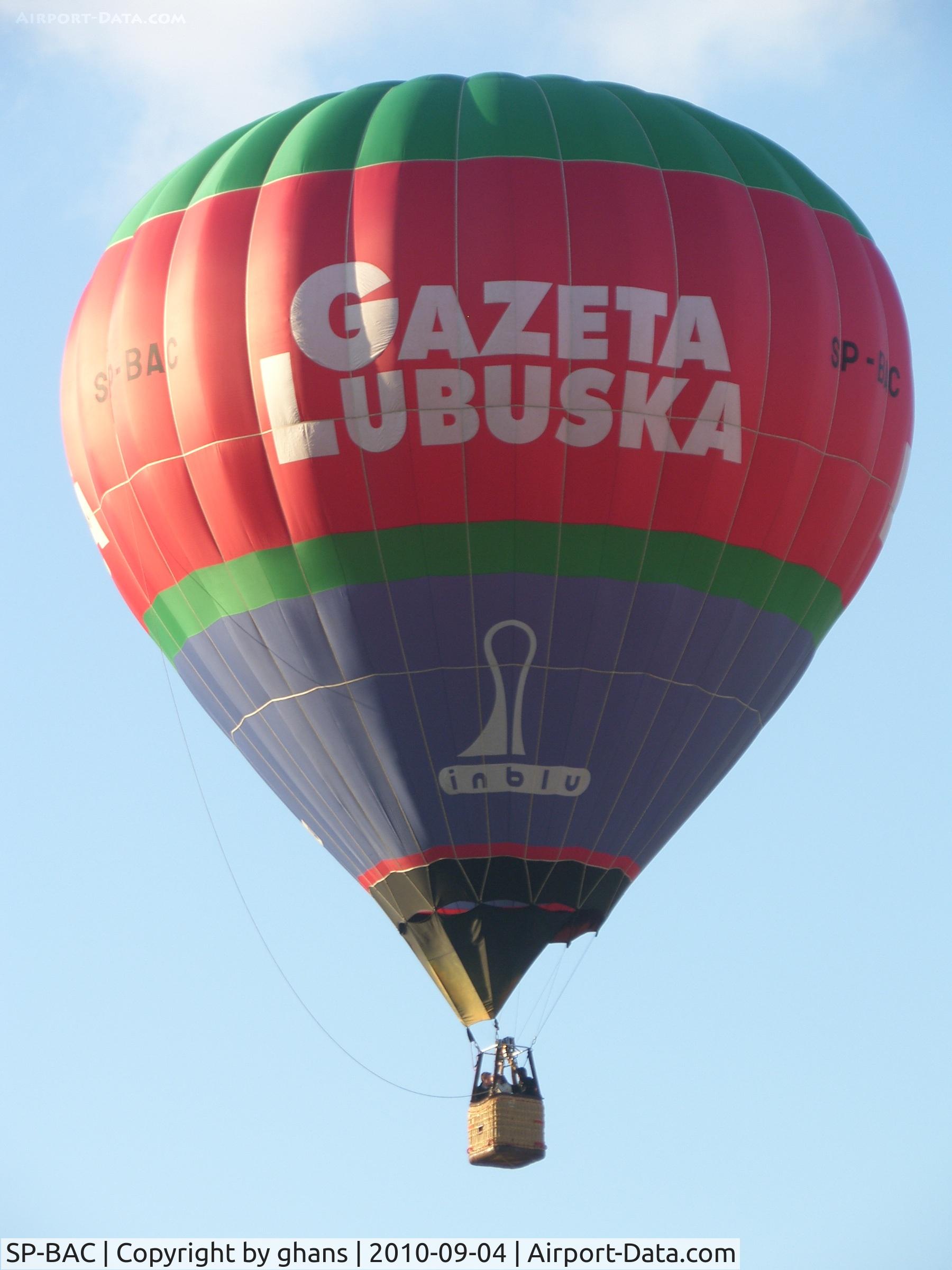 SP-BAC, 2001 Kubicek BB-22 C/N 167, WIM 2010