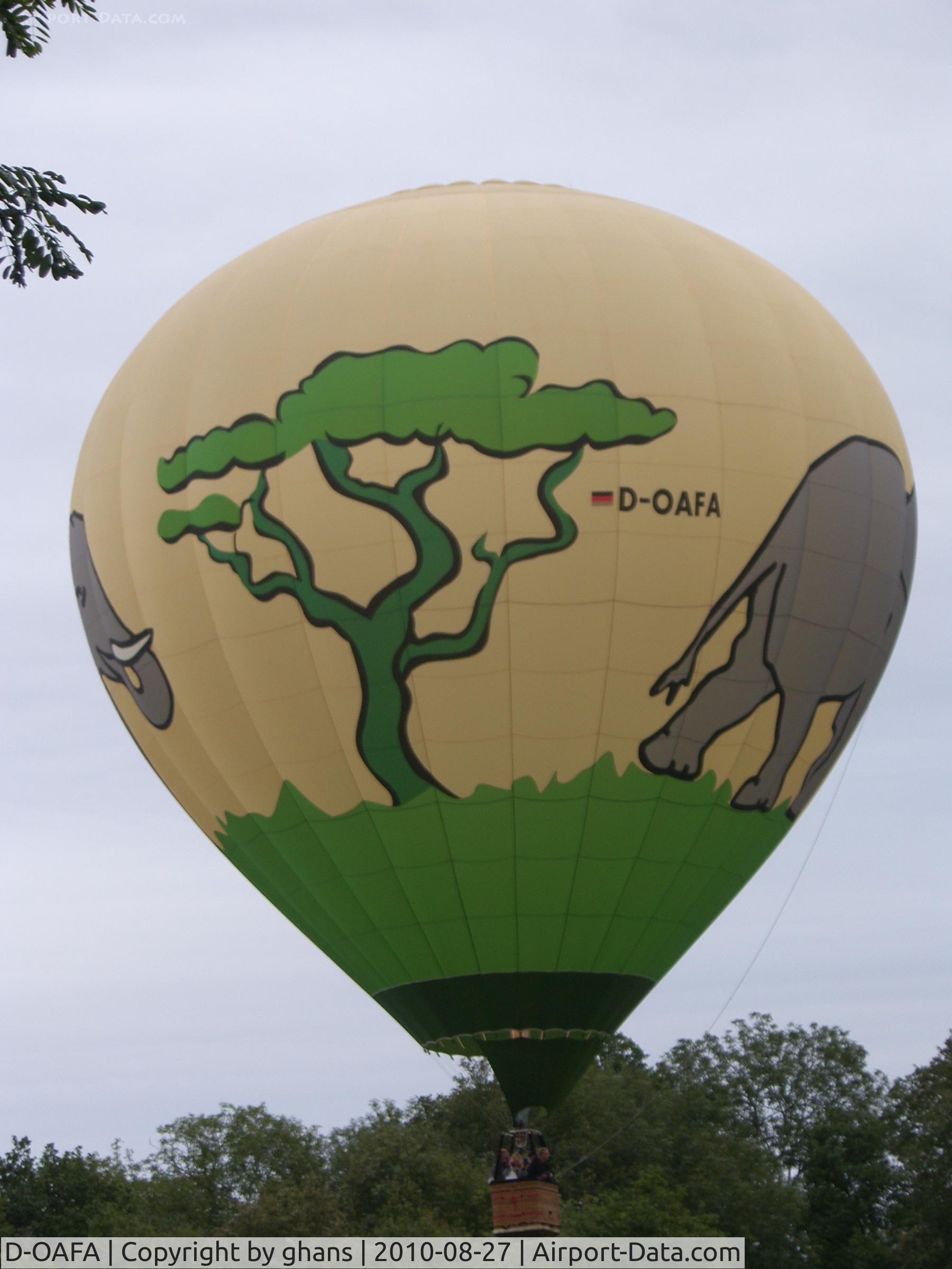 D-OAFA, 2004 Schroeder Fire Balloons G30/24 C/N 1088, Oldenzaal