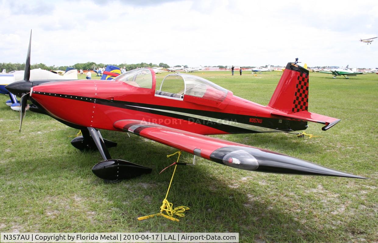 N357AU, 2007 Vans RV-7 C/N 72320, RV-7