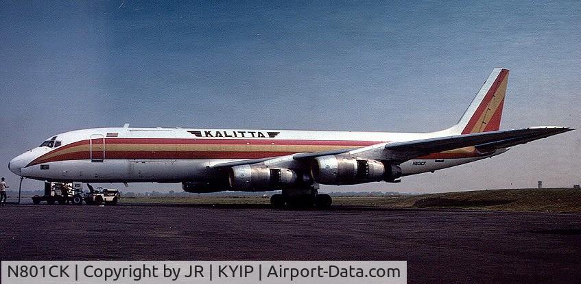 N801CK, 1965 Douglas DC-8F-55 C/N 45816, N801CK at KYIP