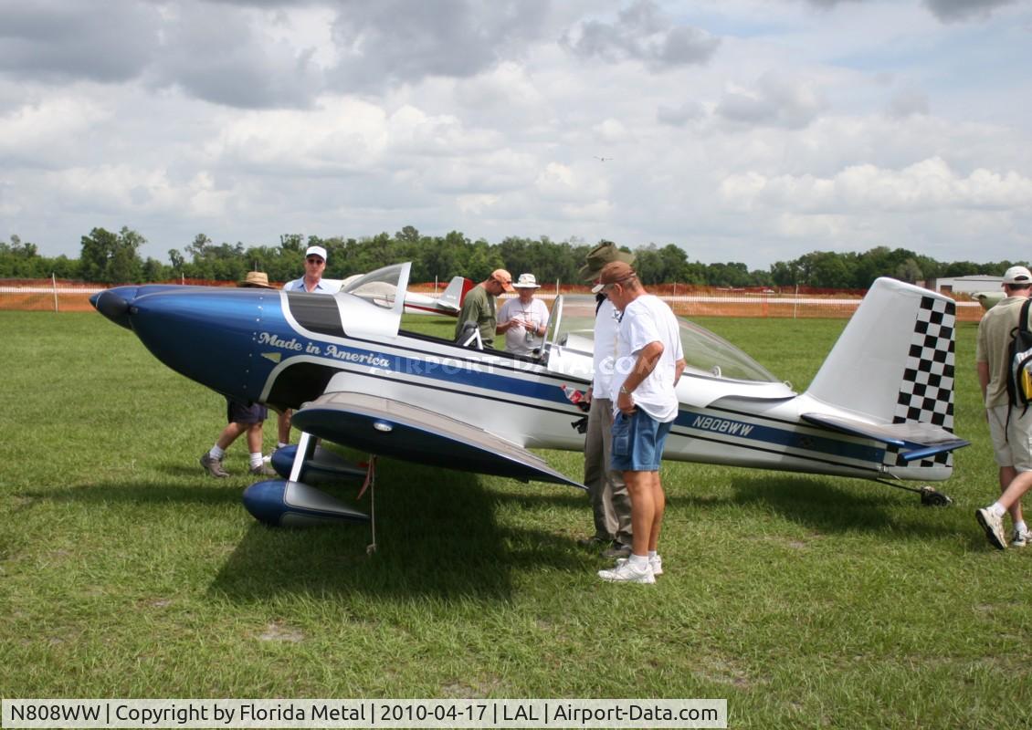 N808WW, 2008 Vans RV-8 C/N 81149, RV-8