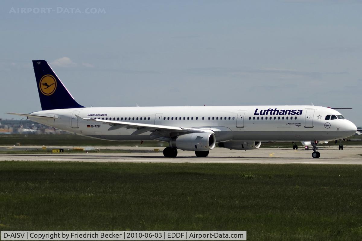 D-AISV, 2009 Airbus A321-231 C/N 4050, departure via RW18W