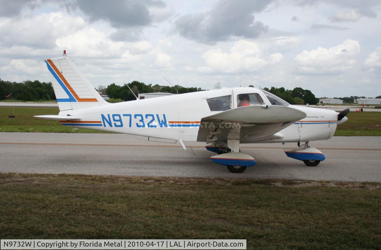 N9732W, 1967 Piper PA-28-140 C/N 28-23212, PA-28-140