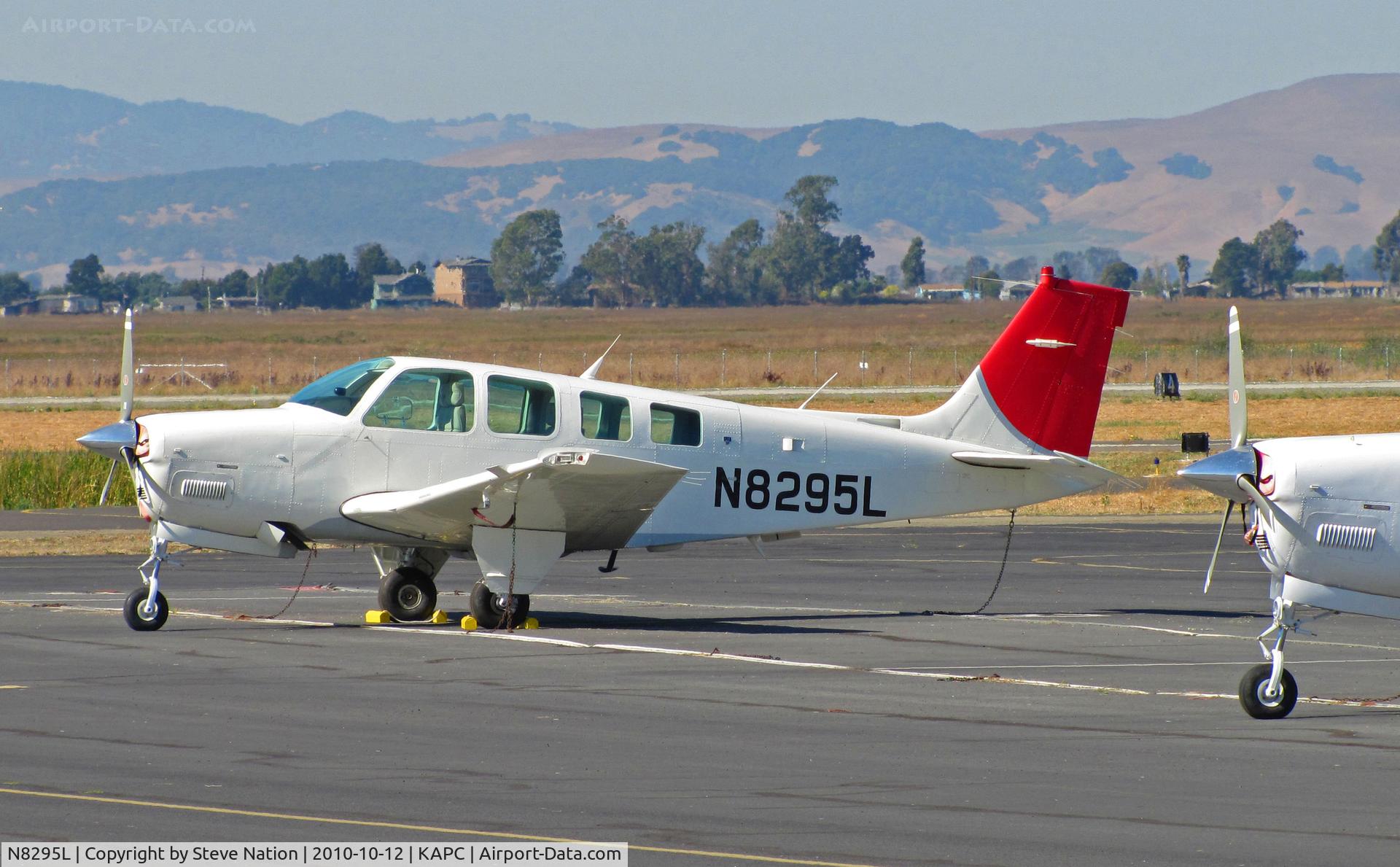 N8295L, 1992 Beech A36 Bonanza 36 C/N E-2762, ex-JAL 1992 Beech A36 @ Napa County Airport, CA