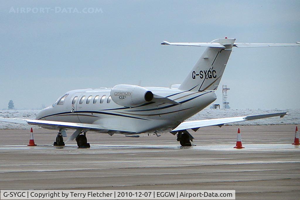 G-SYGC, 2007 Cessna 525A CitationJet CJ2+ C/N 525A-0360, Synergy Aviation's 2007 Cessna 525A, c/n: 525A0360 at Luton