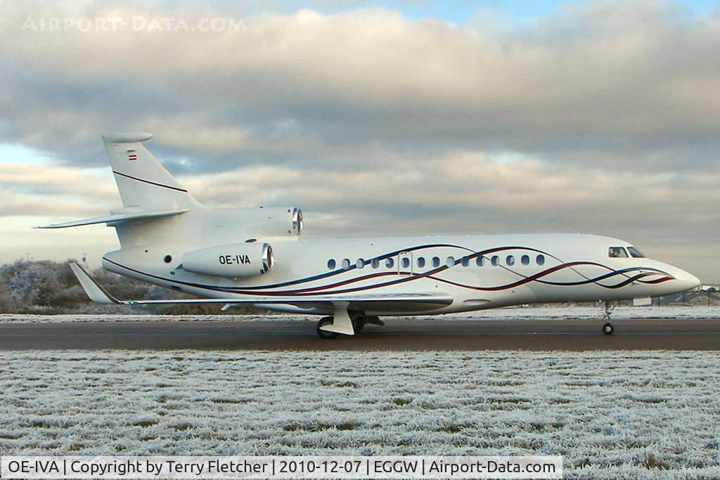 OE-IVA, 2009 Dassault Falcon 7X C/N 42, 2009 Dassault Falcon 7X, c/n: 042 at Luton