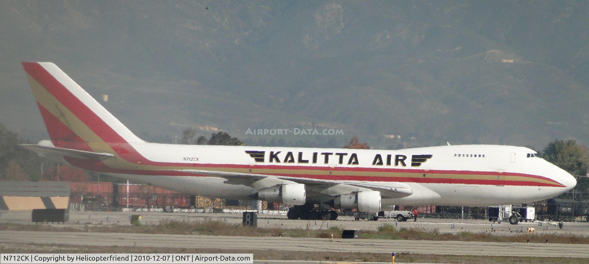 N712CK, 1970 Boeing 747-122 C/N 19754, Parked on the north side of runway 26