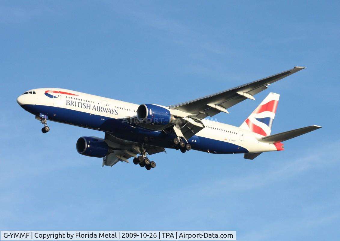 G-YMMF, 2000 Boeing 777-236 C/N 30307, BAW 777
