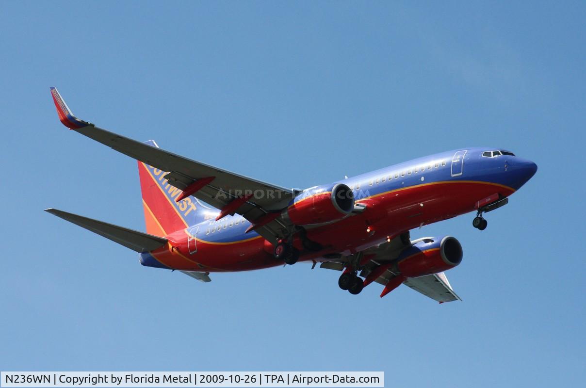 N236WN, 2006 Boeing 737-7H4 C/N 34631, Southwest 737-700