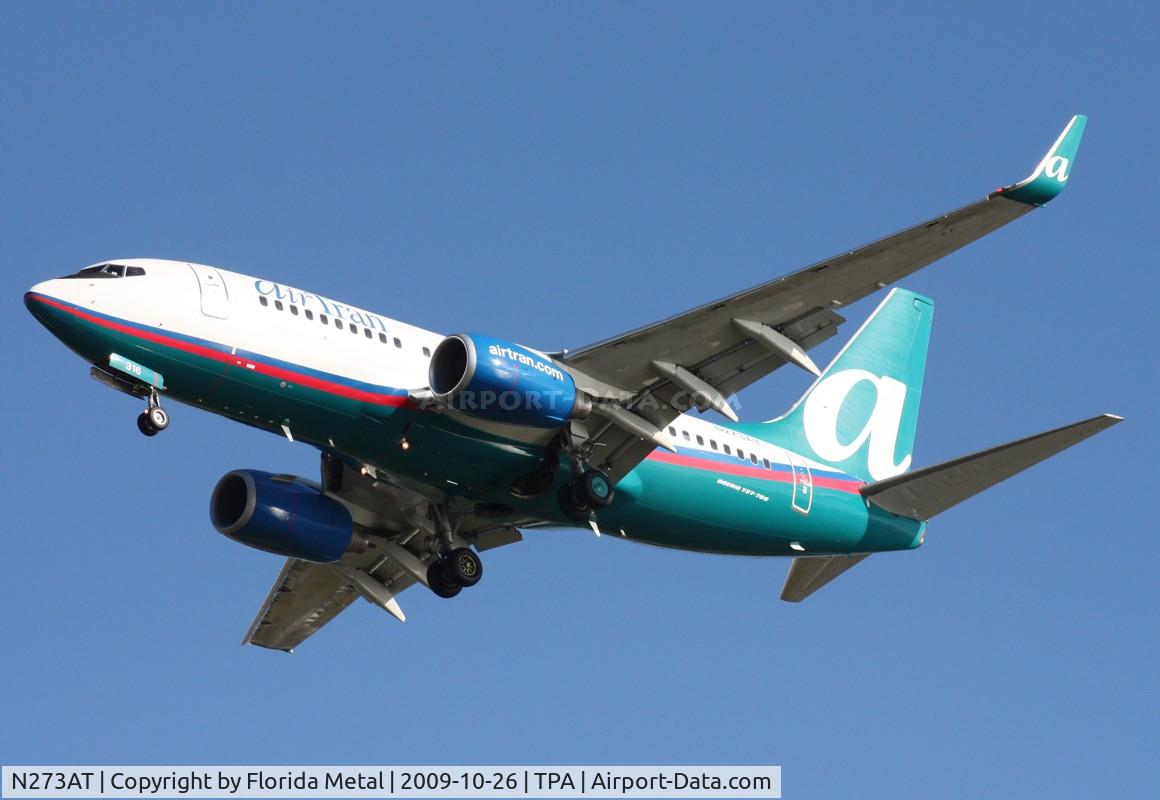 N273AT, 2005 Boeing 737-76N C/N 32662, Air Tran 737-700