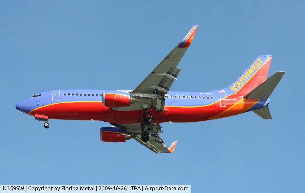 N359SW, 1992 Boeing 737-3H4 C/N 26596, Southwest 737-300