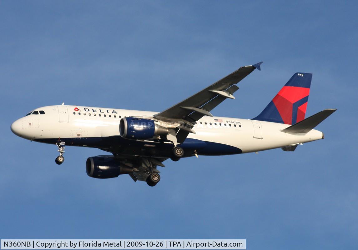 N360NB, 2003 Airbus A319-114 C/N 1959, Delta A319