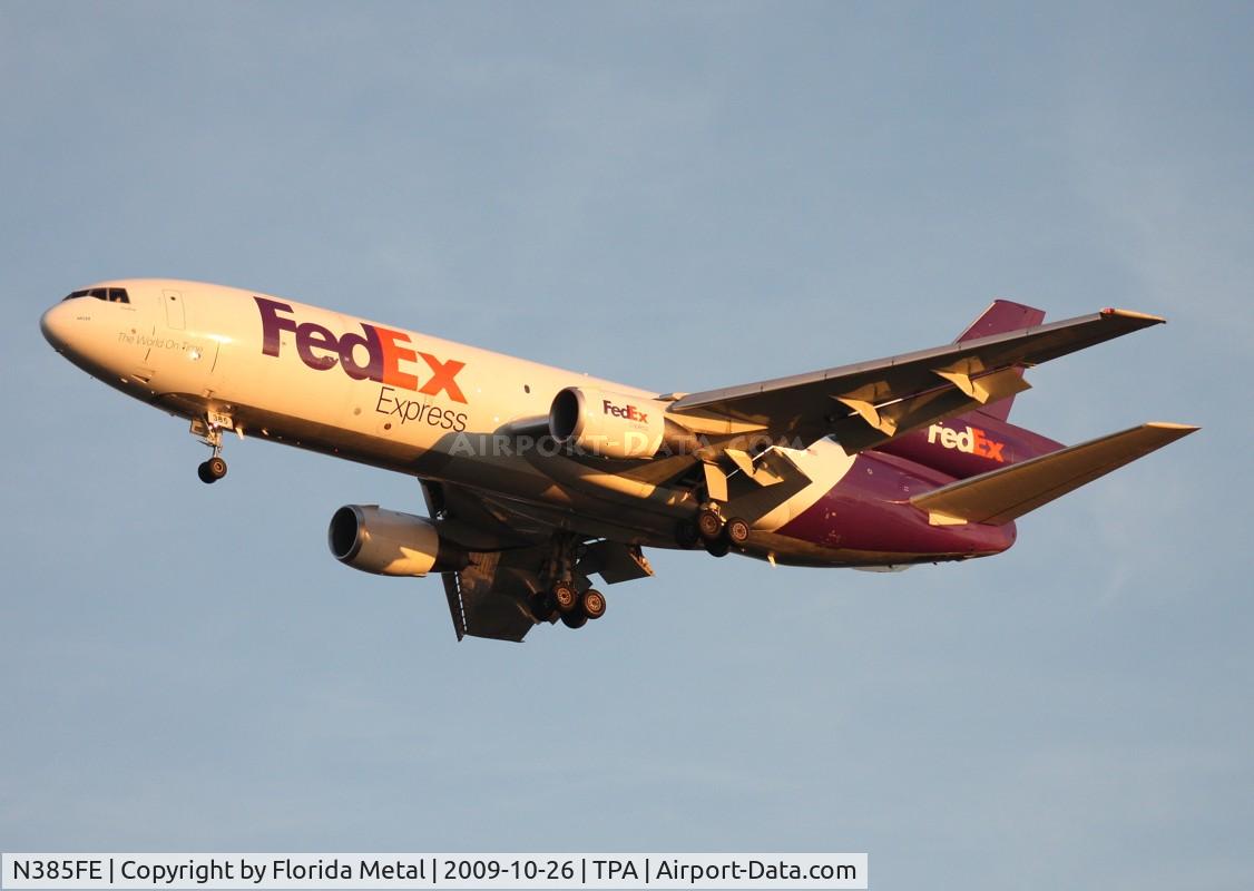 N385FE, 1973 McDonnell Douglas MD-10-10F C/N 46619, Fed Ex MD-10