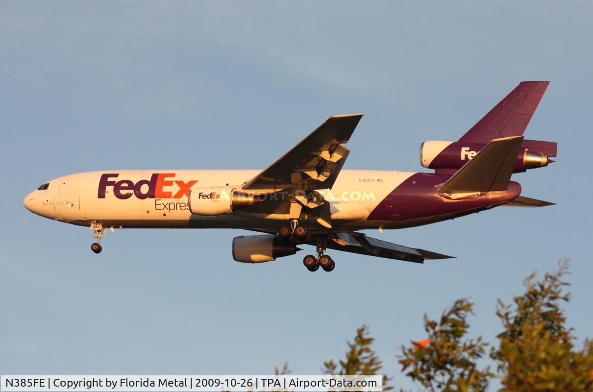 N385FE, 1973 McDonnell Douglas MD-10-10F C/N 46619, Fed Ex MD-10-10F